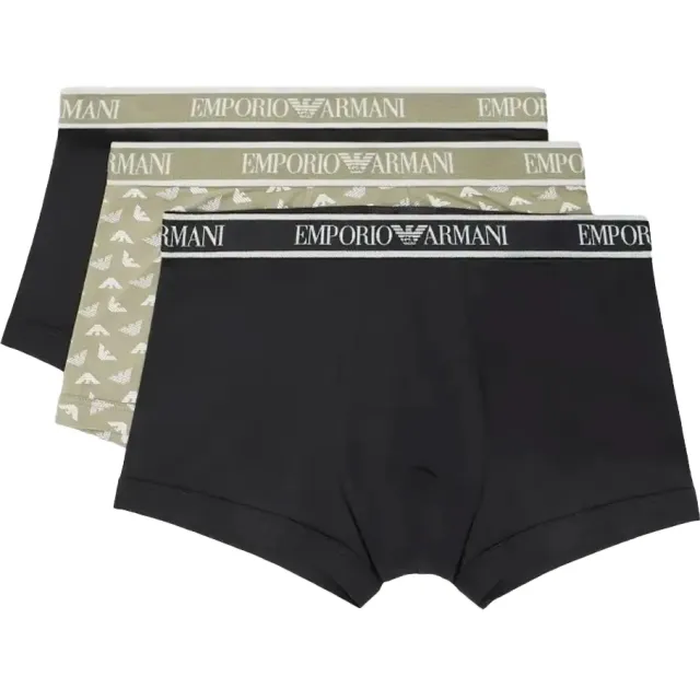 Emporio Armani heren boxershorts set x3 Eagle Essential multicolor, foto 2