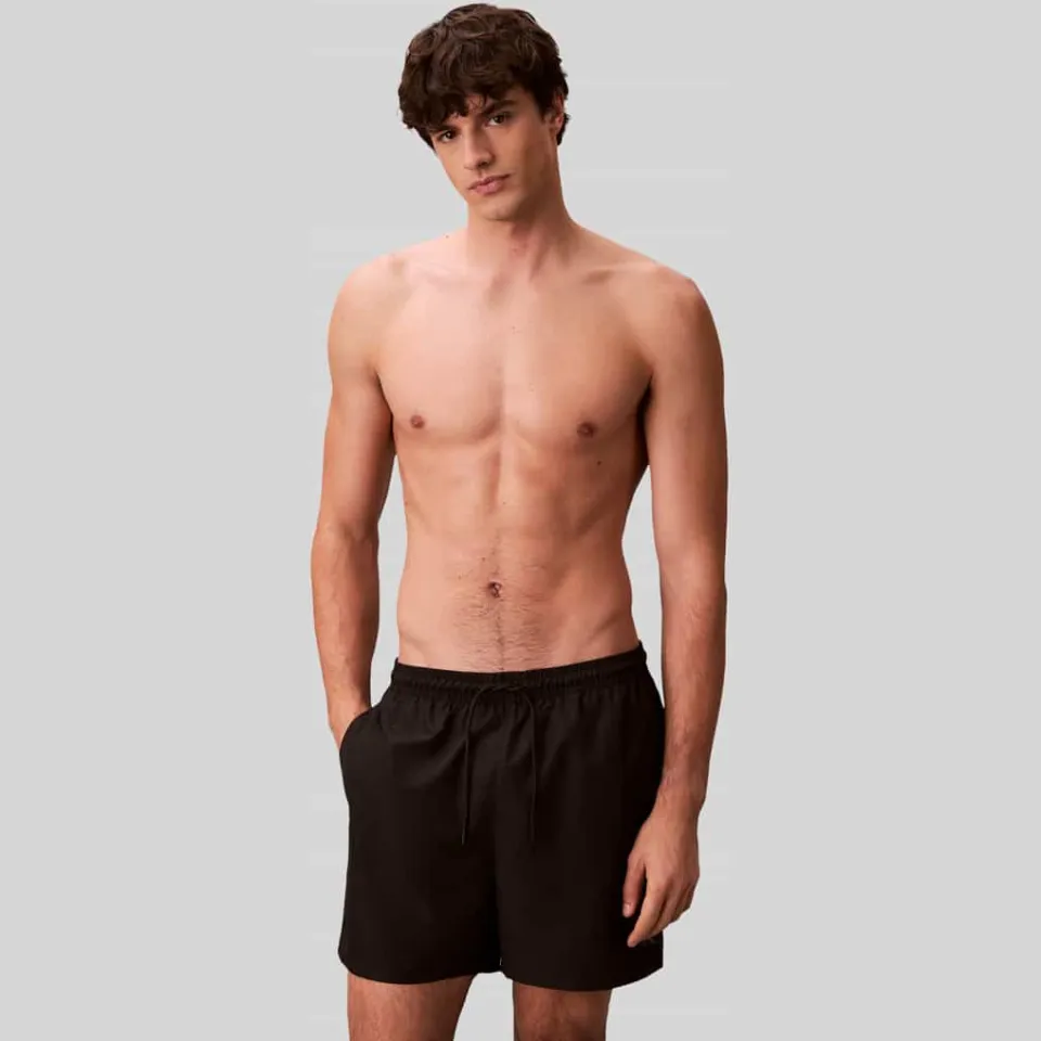 Calvin Klein zwembroek met logodetail Zwart