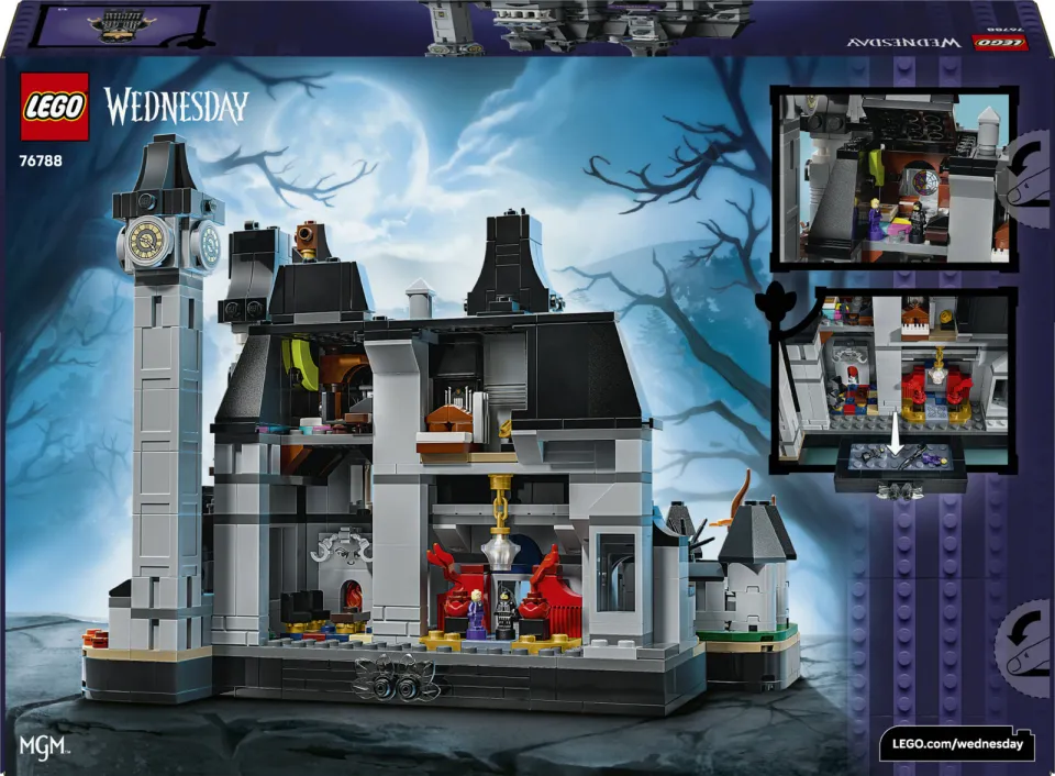 Lego Wednesday Nimmermeer Academie Mysterieus Speelgoed voor Kinderen 76788, foto 3