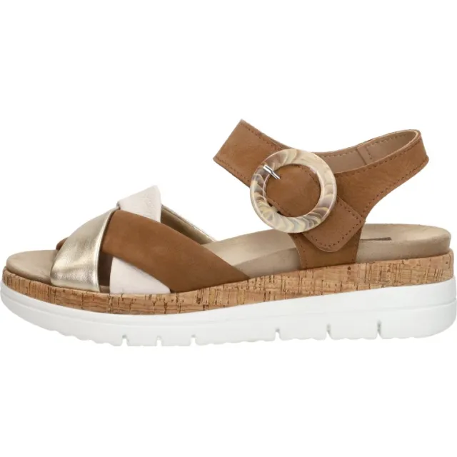 Sub55 Comfort Collection Sami 02 sandalen cognac, foto 2
