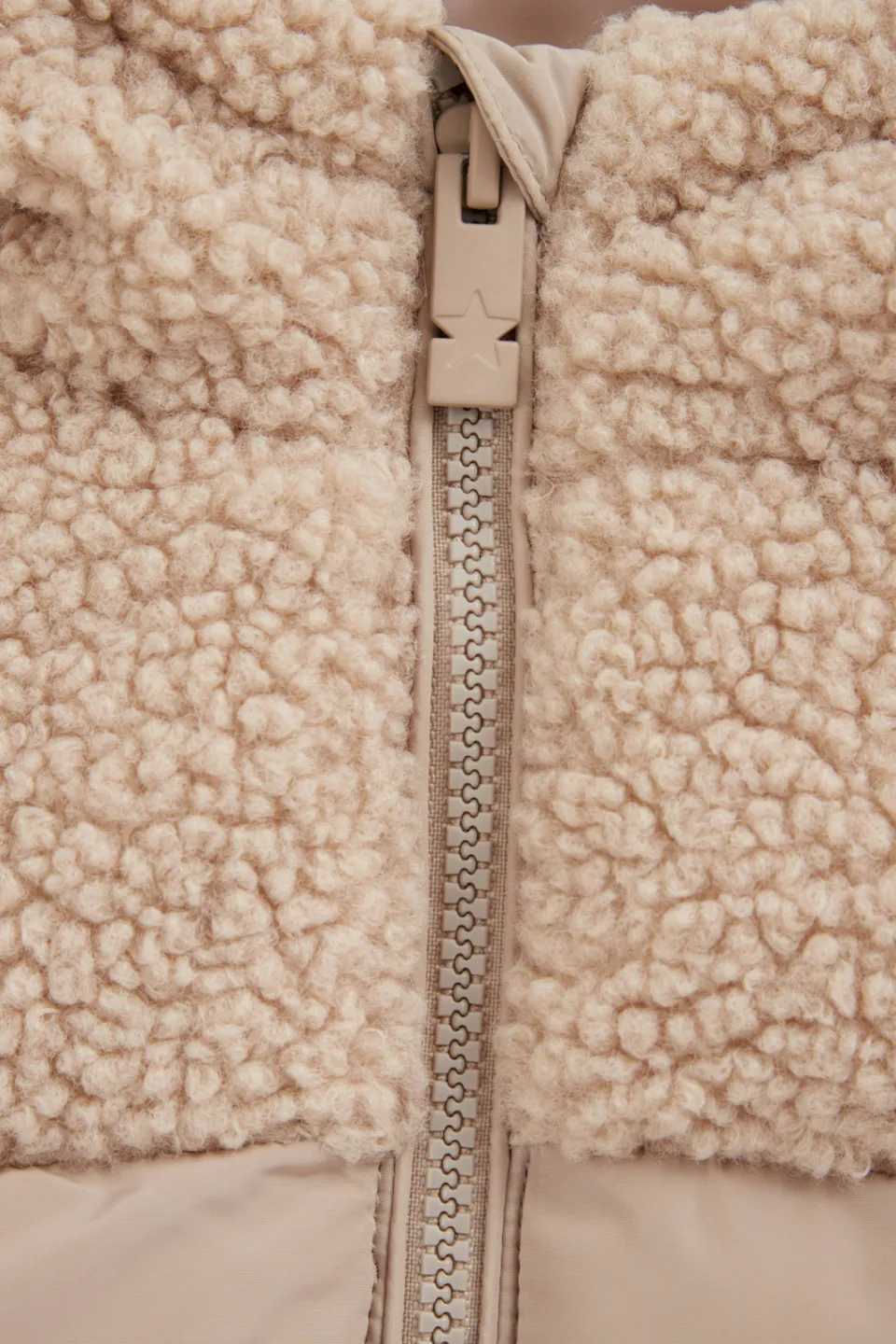 WE Fashion teddy winterjas beige meisjes, foto 8