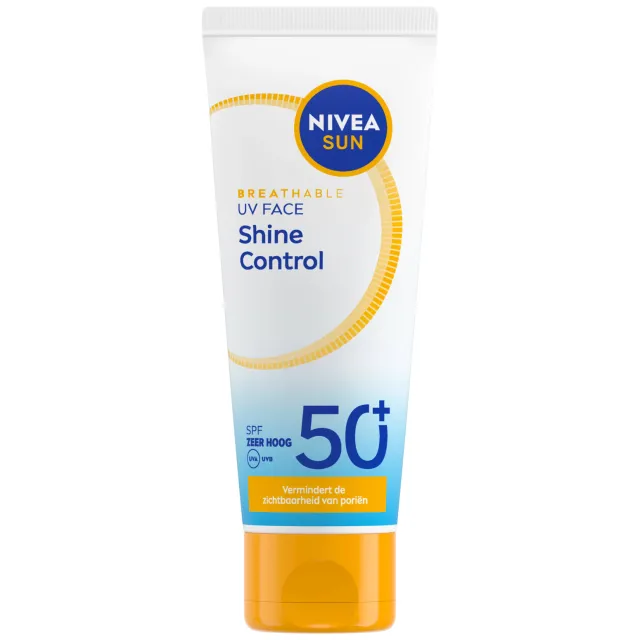 Nivea Sun Breathable UV Face Shine Control SPF50+ gezichtszonnebrand