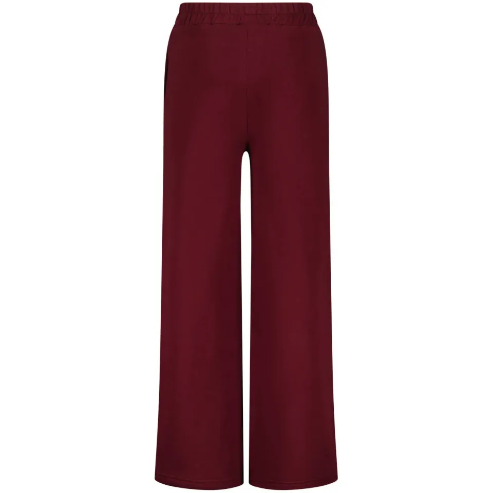 Vingino wide leg casual broek donkerrood, foto 2
