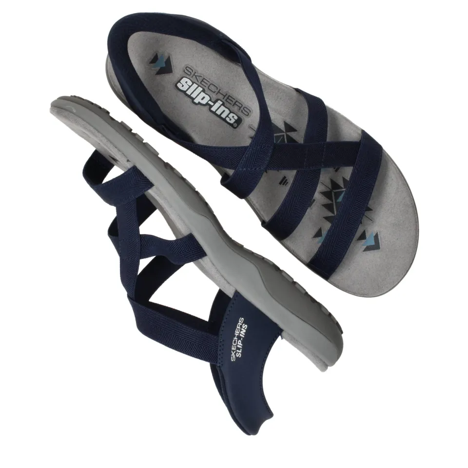 Skechers Reggae Slim sandalen blauw, foto 4
