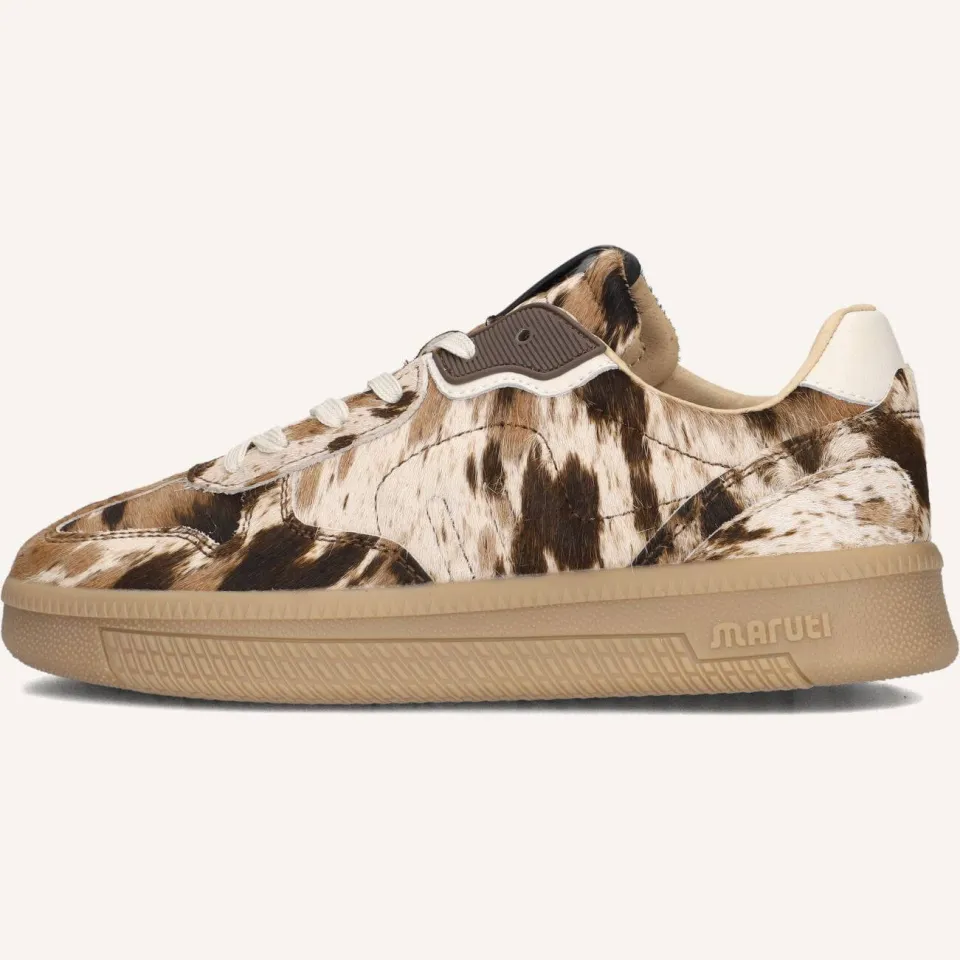 Maruti Yale lage sneaker bruin, foto 5