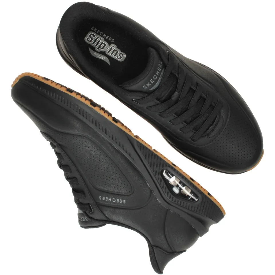Skechers Slip-Ins Arch Fit Uno sneaker zwart, foto 4
