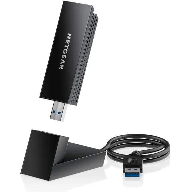 Netgear Nighthawk A8000 WiFi 6E USB 3.0-adapter Wifi adapter Zwart