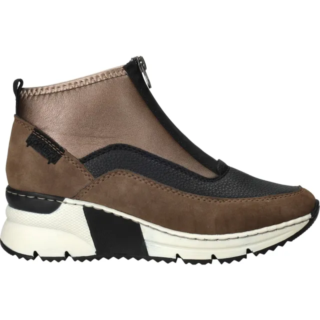 Rieker N6352-25 enkellaarsjes bruin Brons
