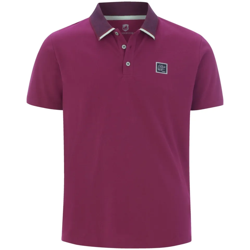 Jan Vanderstorm regular polo MORLAN Plus donkerrood, foto 2