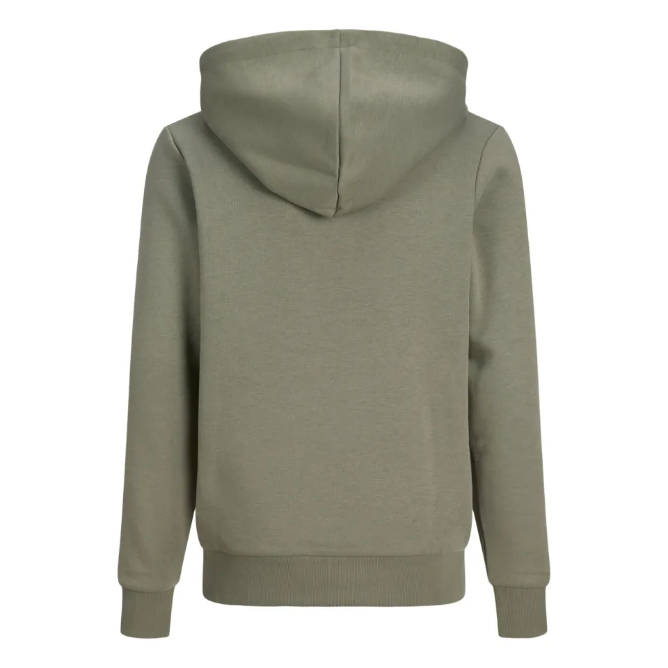 Jack & Jones JUNIOR hoodie met logo - grijsgroen, foto 3
