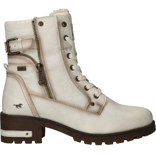 Mustang Haukea veterboot gebroken wit