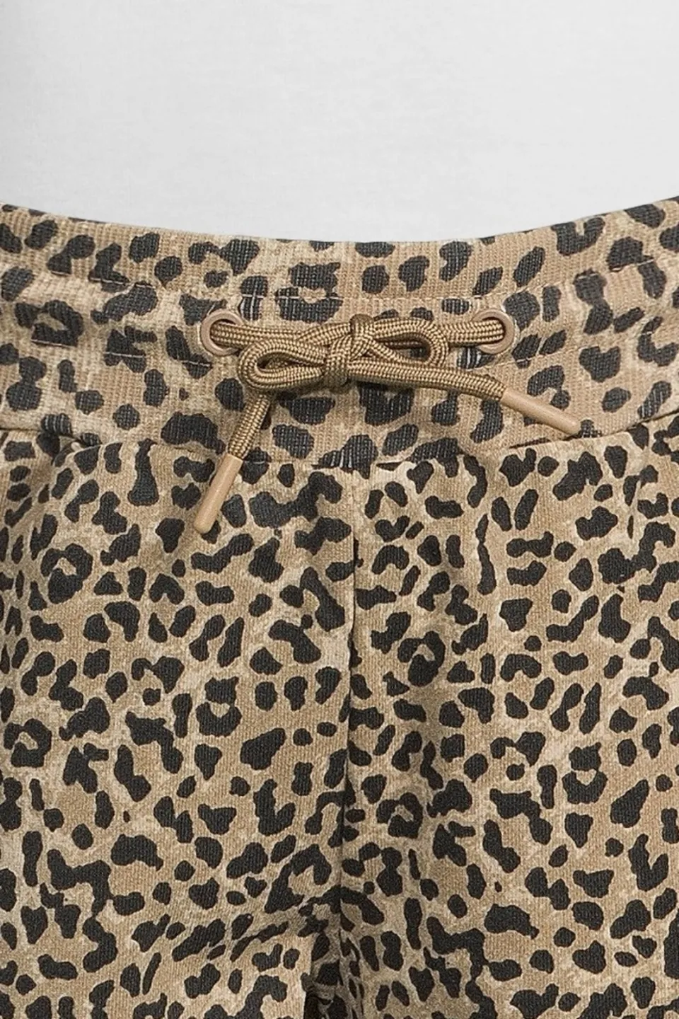 Me & My Monkey flared broek panterprint bruin, foto 7