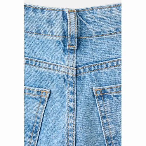 Mango Kids wide leg jeans - lichtblauw, foto 3