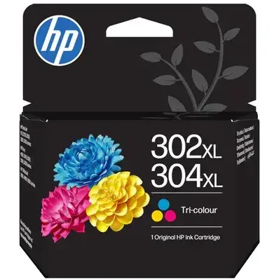 HP 302XL/304XL inktcartridge drie kleuren, foto 2