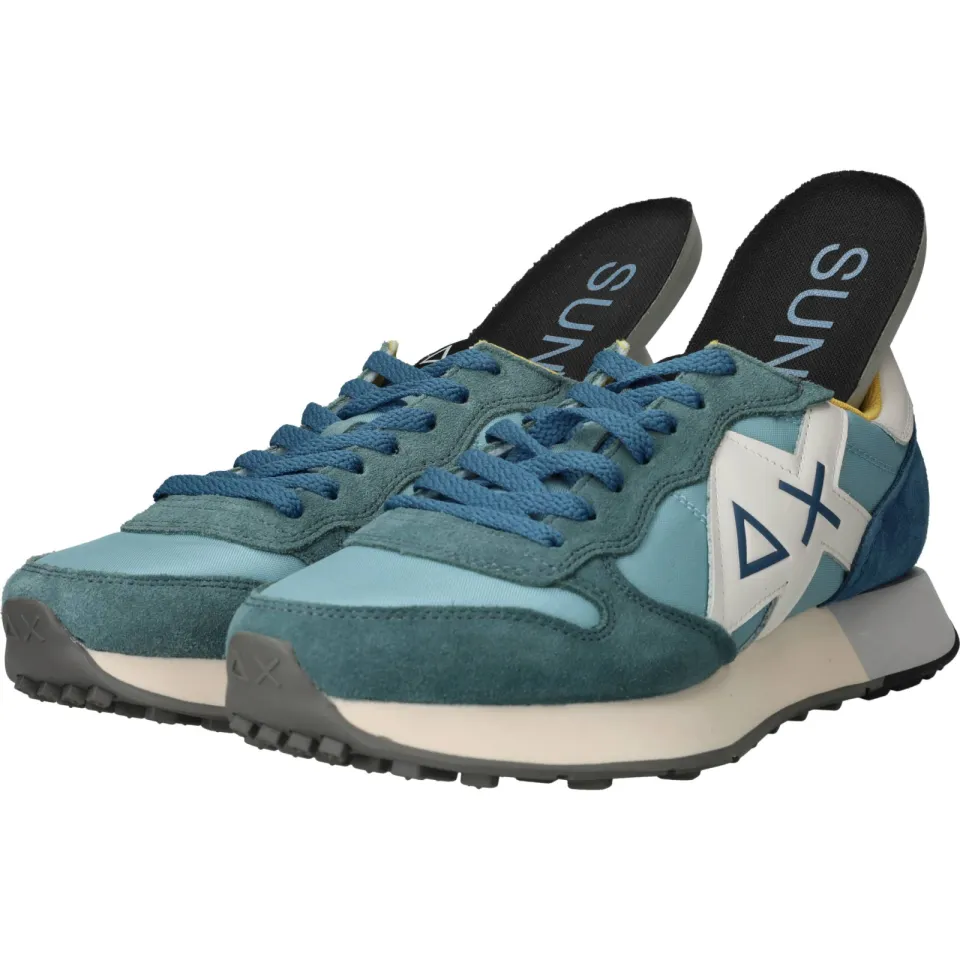 Sun68 Jake 2.0 lage sneakers blauw, foto 5