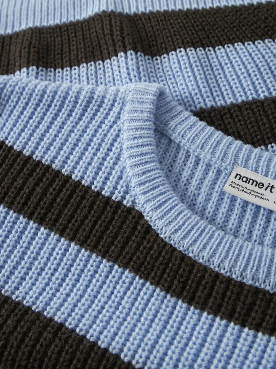 NAME IT KIDS oversized gestreepte trui - blauw, foto 4