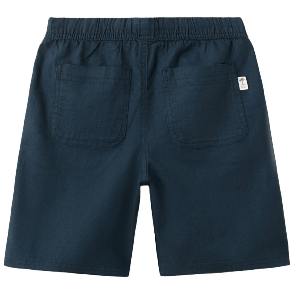 Mango casual korte broek donkerblauw, foto 3