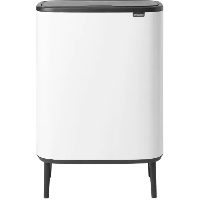 Brabantia Brabantia Bo Touch Bin Hi, met 1 binnenemmer, 60 liter - White