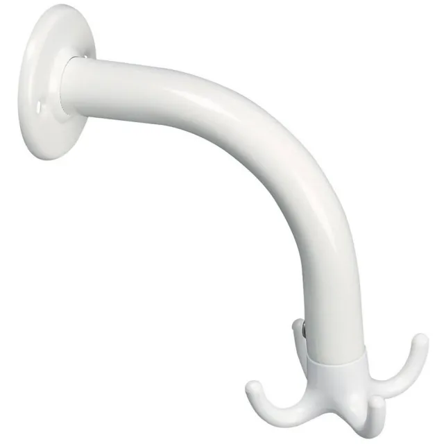 Sapho Dubbele Handdoekhaak Sapho Aqualine 13.5x14.8 cm Wit