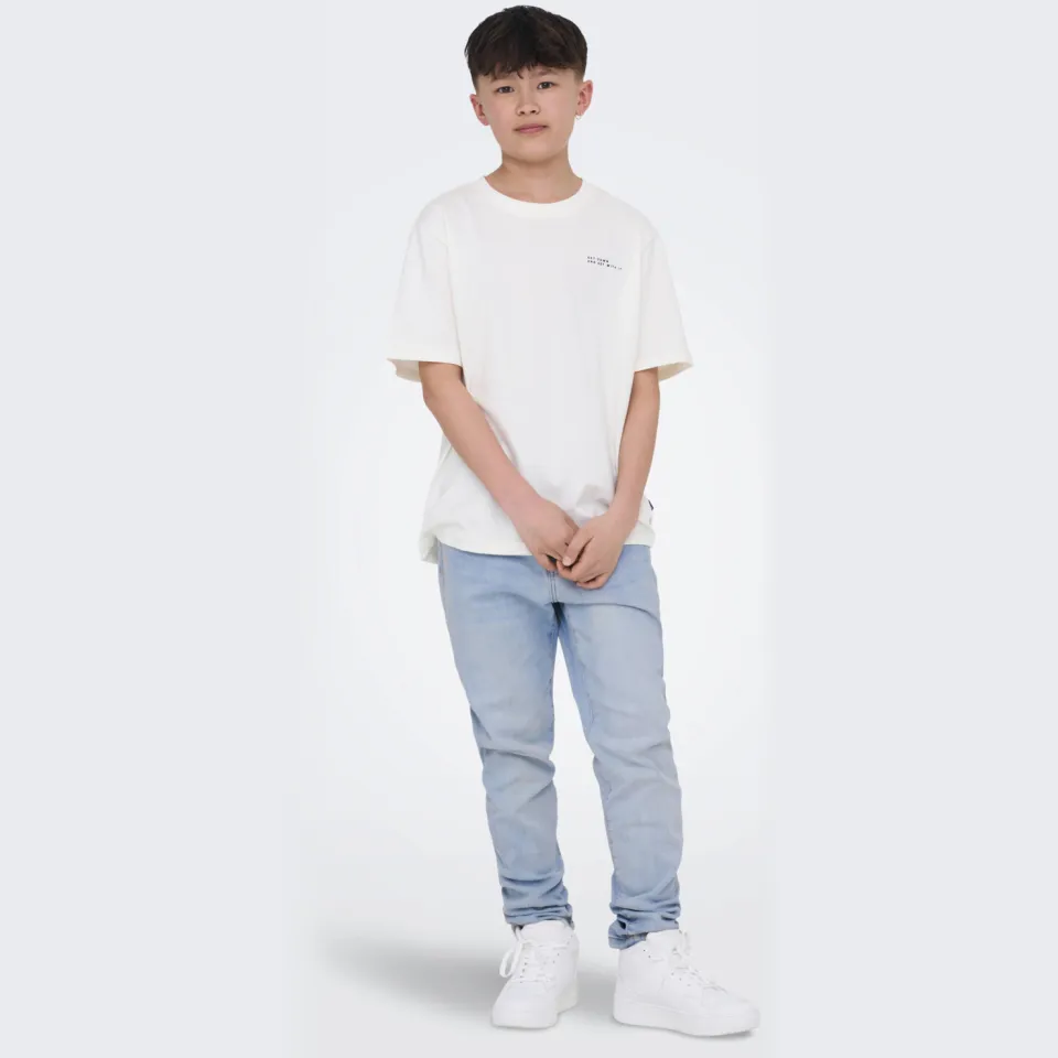 Only & Sons JUNIOR tapered jeans light blue denim