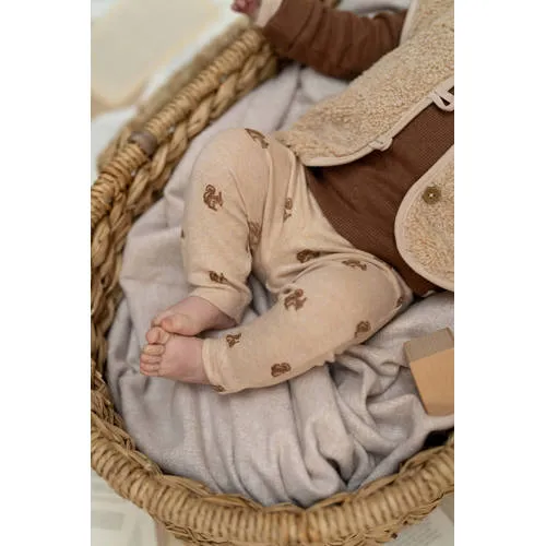A Tiny Story babybroek met print beige, foto 4