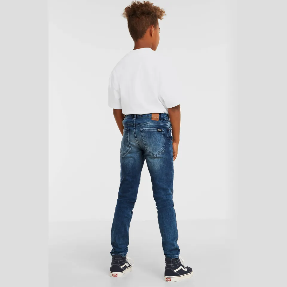 Cars ROCKY regular fit jeans met slijtage - donkerblauw, foto 4