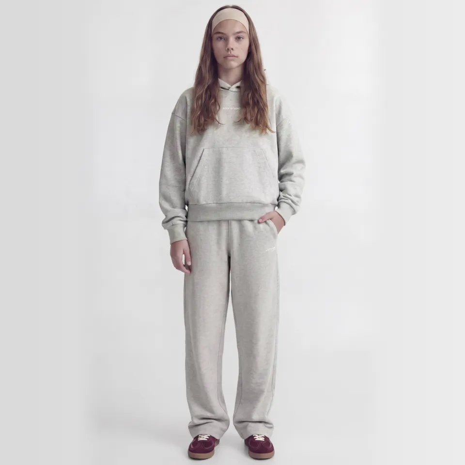JJXX GIRL joggingbroek lichtgrijs melange, foto 5
