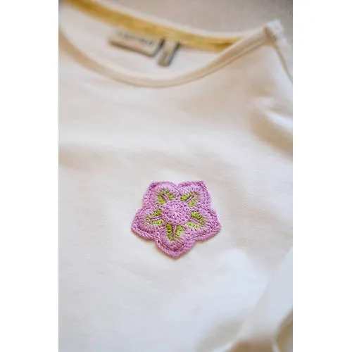 Like Flo T-shirt wit effen, foto 3