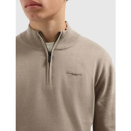 Ballin trui beige fijn gebreid, foto 6