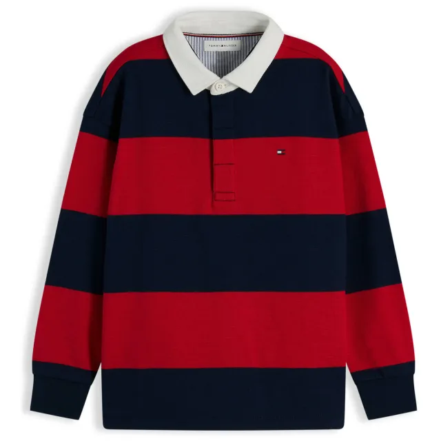 Tommy Hilfiger gestreepte polo - rood, foto 2