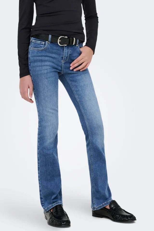 Only KIDS ONLY GIRL flared jeans KOGBLUSH medium blue denim