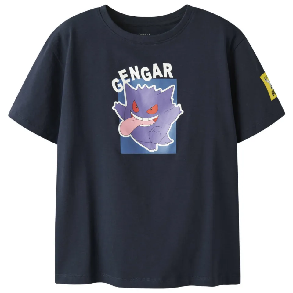 NAME IT Pokemon t-shirt met backprint donkerblauw, foto 2