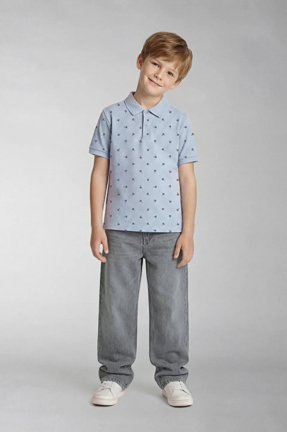 NAME IT KIDS polo lichtblauw, foto 4