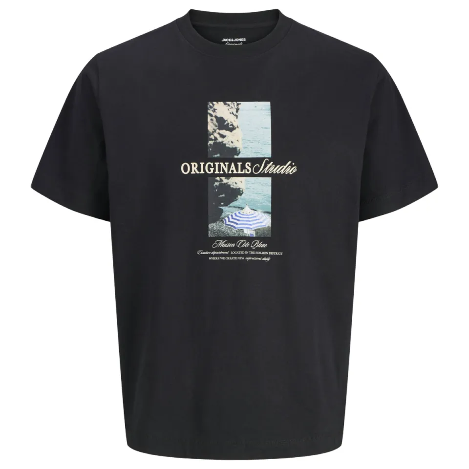 Jack & Jones t-shirt zwart met printopdruk, foto 2
