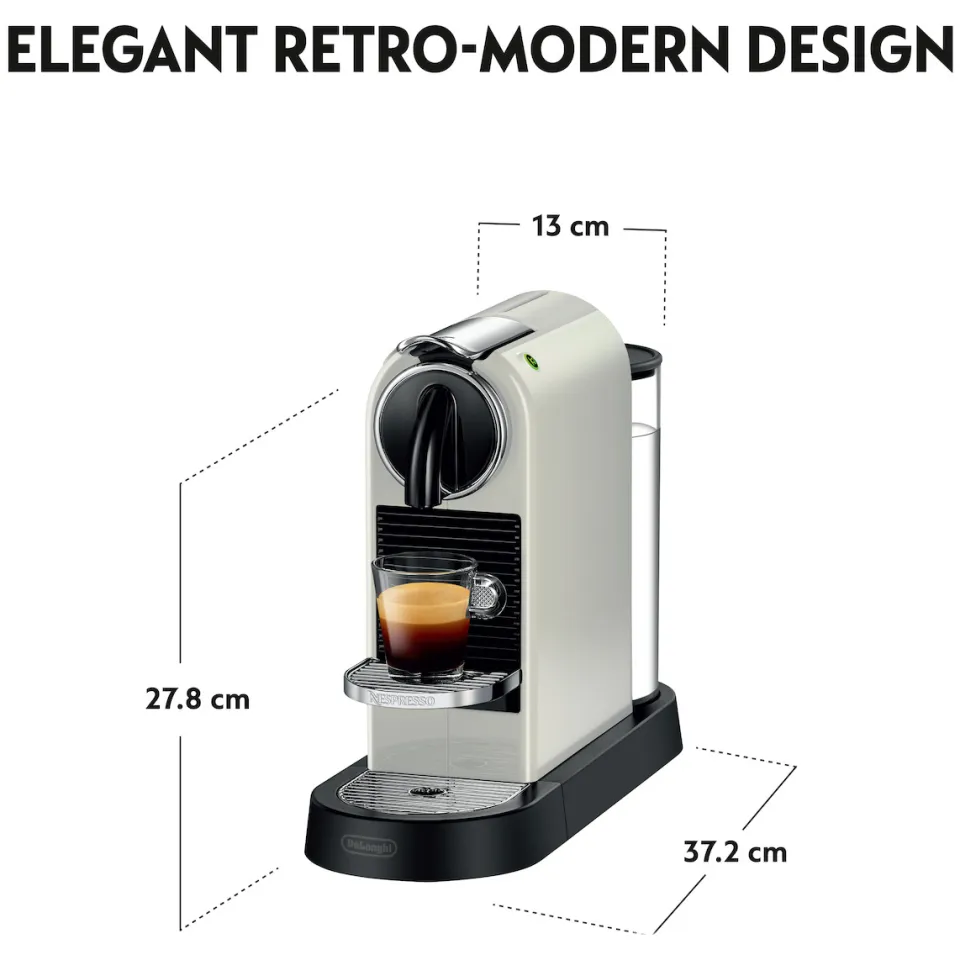 DeLonghi Citiz EN167.W nespressomachine wit, foto 2