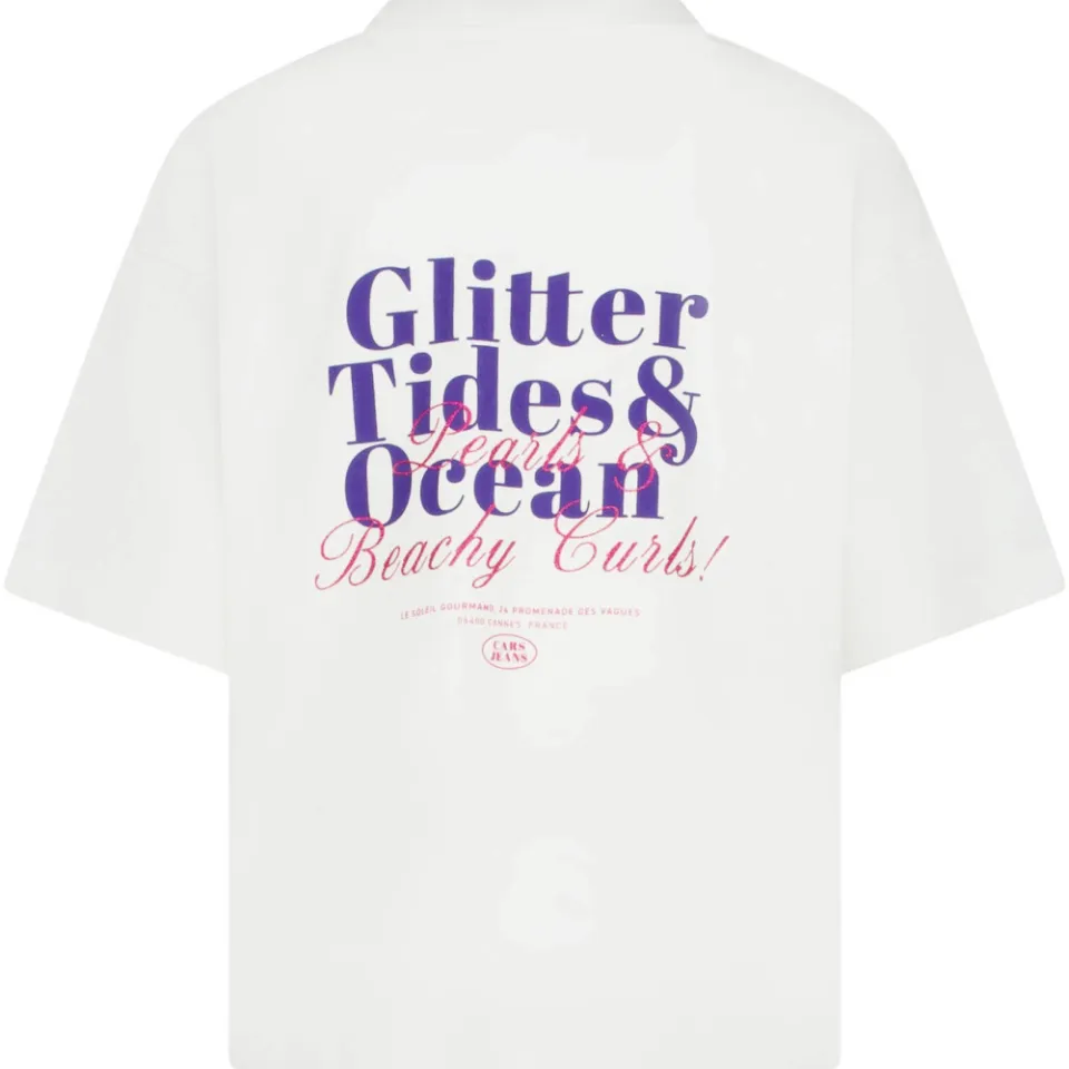 Cars T-shirt met backprint wit, foto 3