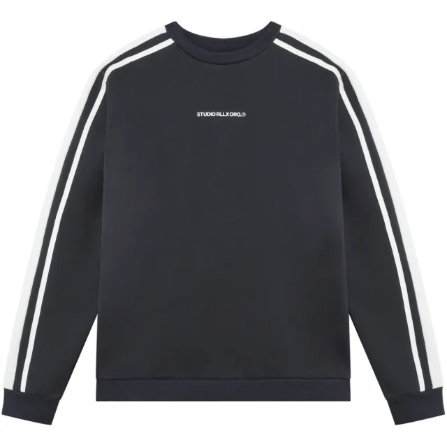 Rellix rechtvallende sweater met backprint - antraciet, foto 2