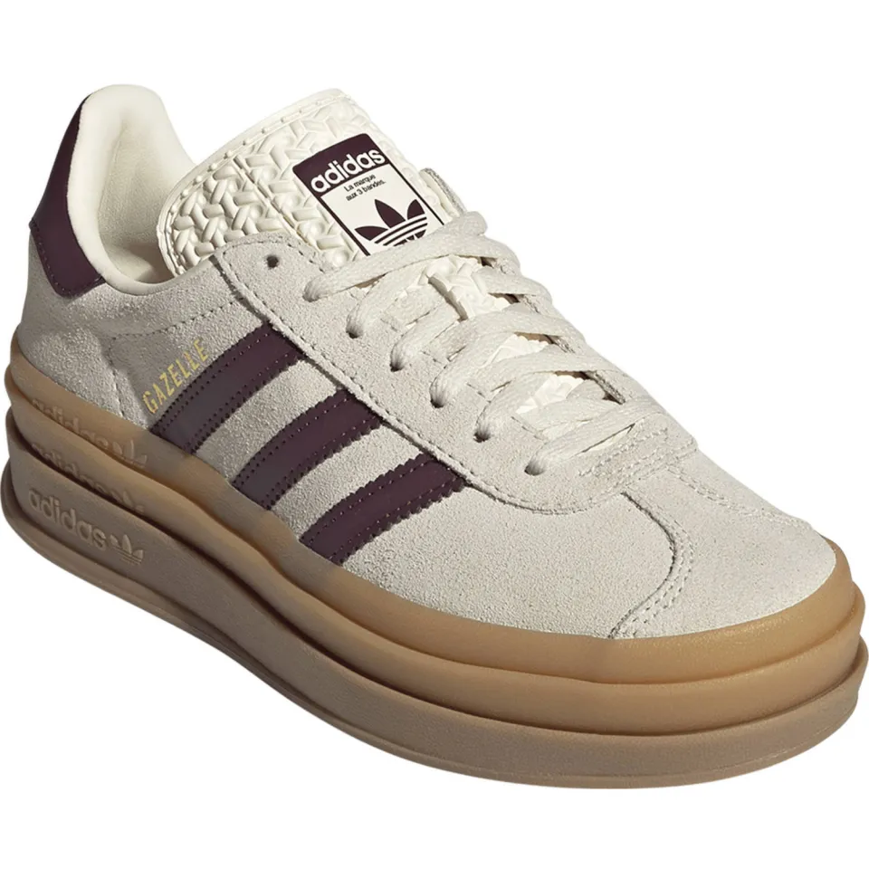 Adidas Originals Gazelle Bold leren sneakers - crème/bordeaux, foto 5
