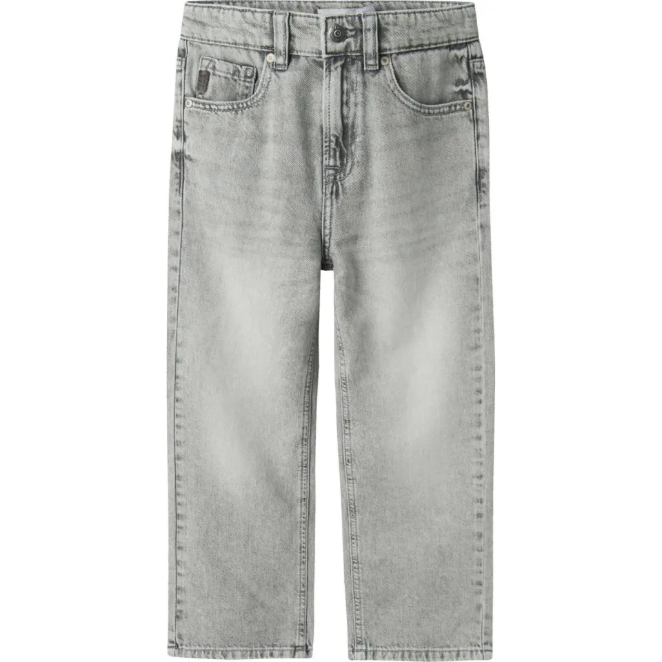 NAME IT KIDS straight fit jeans NKMRYAN light grey denim, foto 2