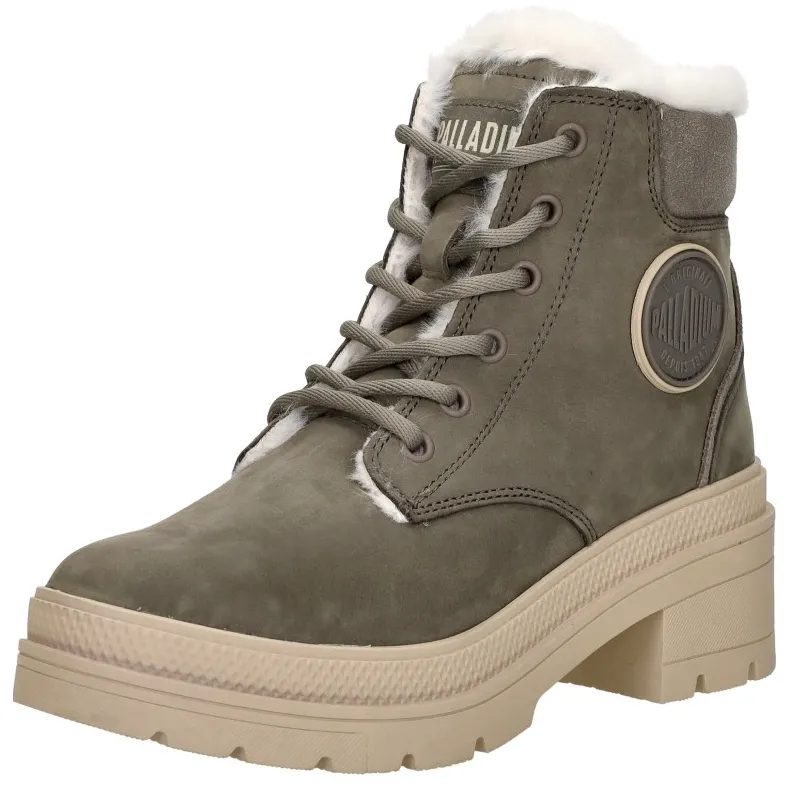 Palladium Pallarise NBK veterboot olijfgroen, foto 3