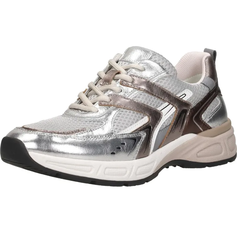 Gabor sneakers laag zilver, foto 3