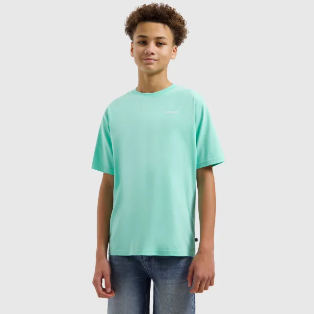 Ballin T-shirt met backprint mintgroen