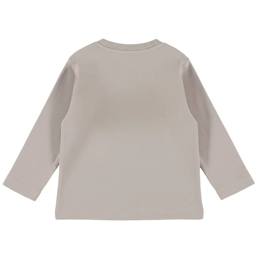 Dirkje rechtvallende longsleeve grijs, foto 3