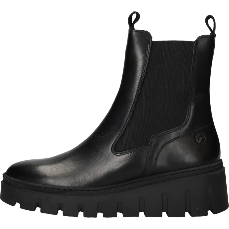 Tamaris Chelseaboots Zwart, foto 5
