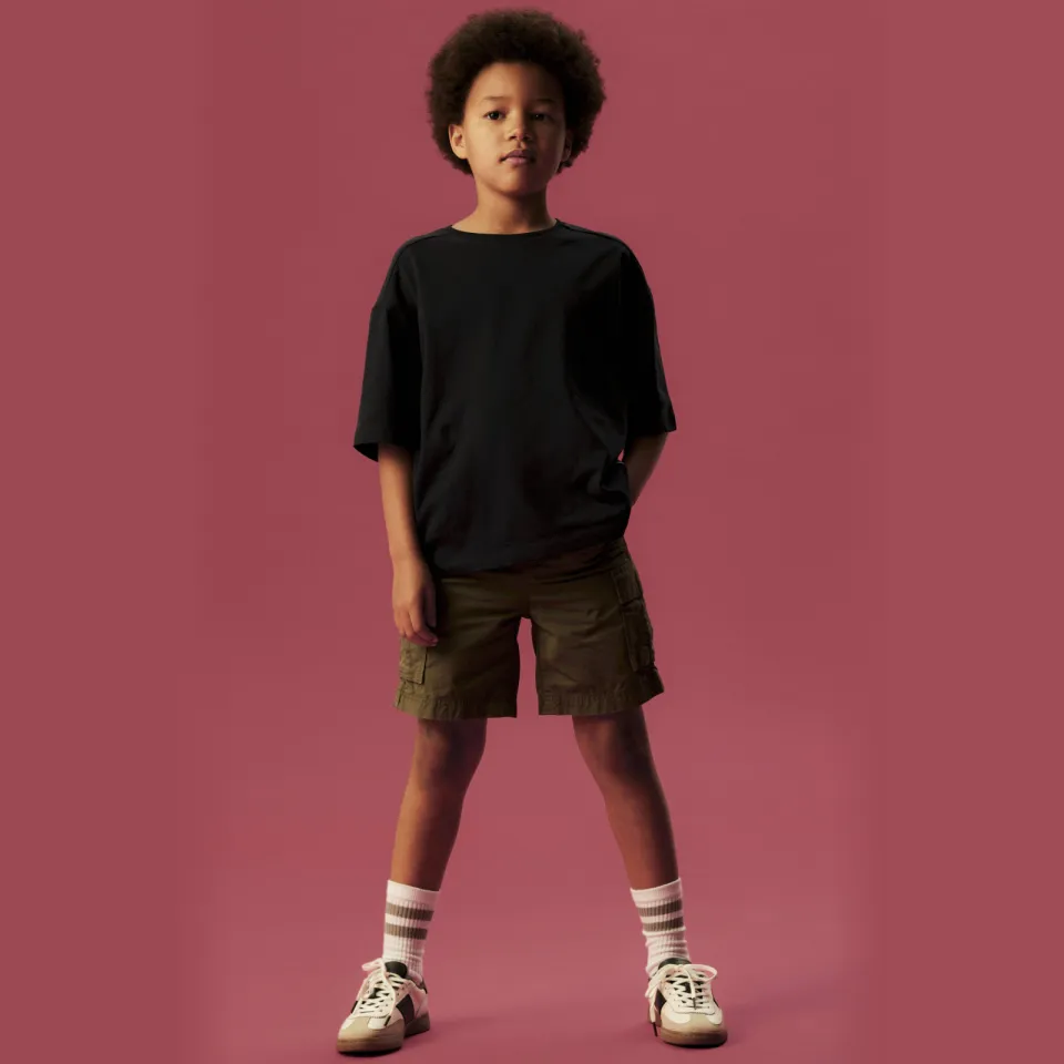 NAME IT straight cargo short groen
