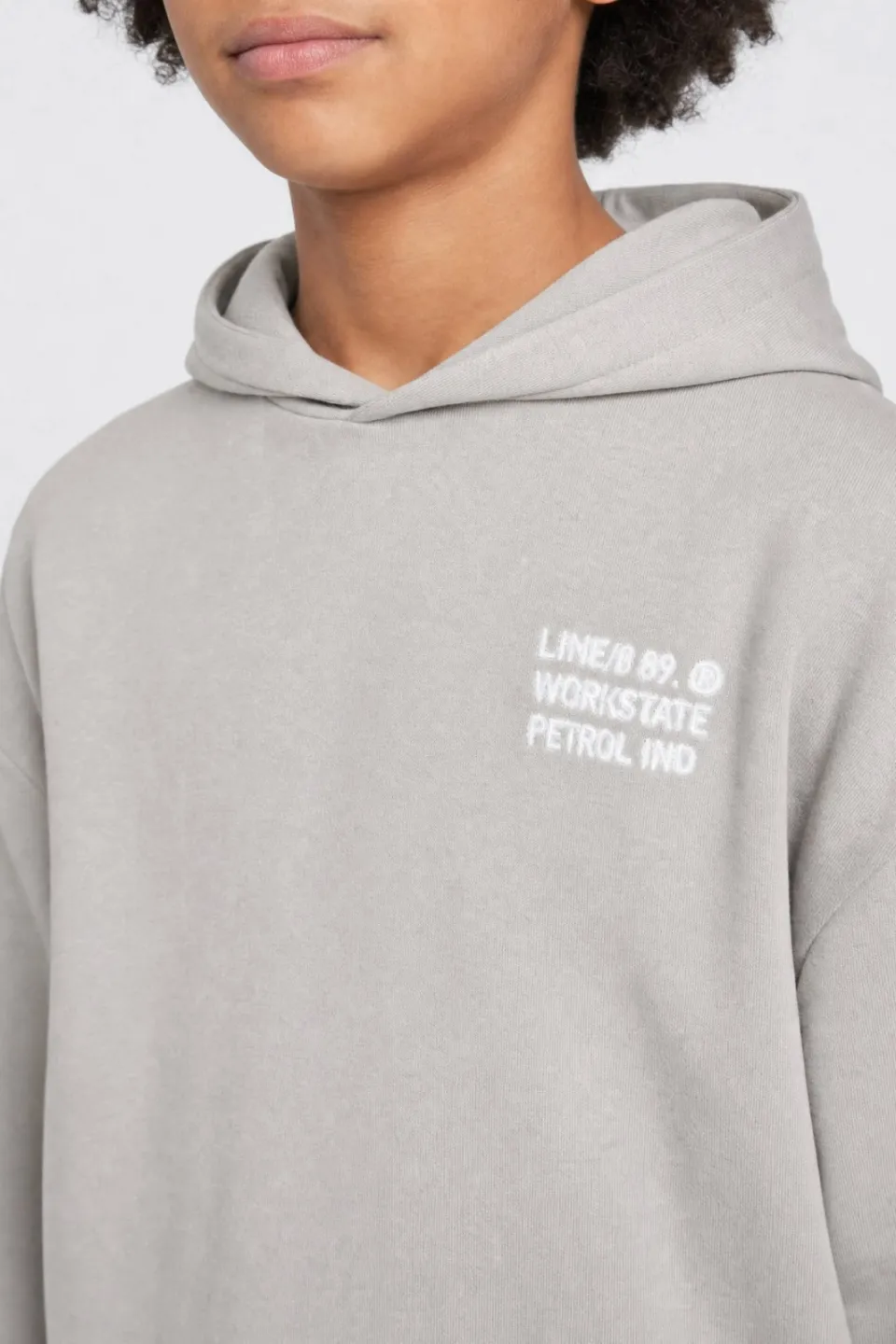 Petrol Industries hoodie met backprint - grijs, foto 4