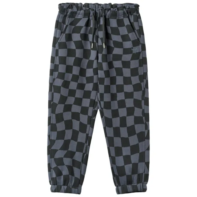Wheat loose fit geruite sweatpant antraciet/zwart, foto 2