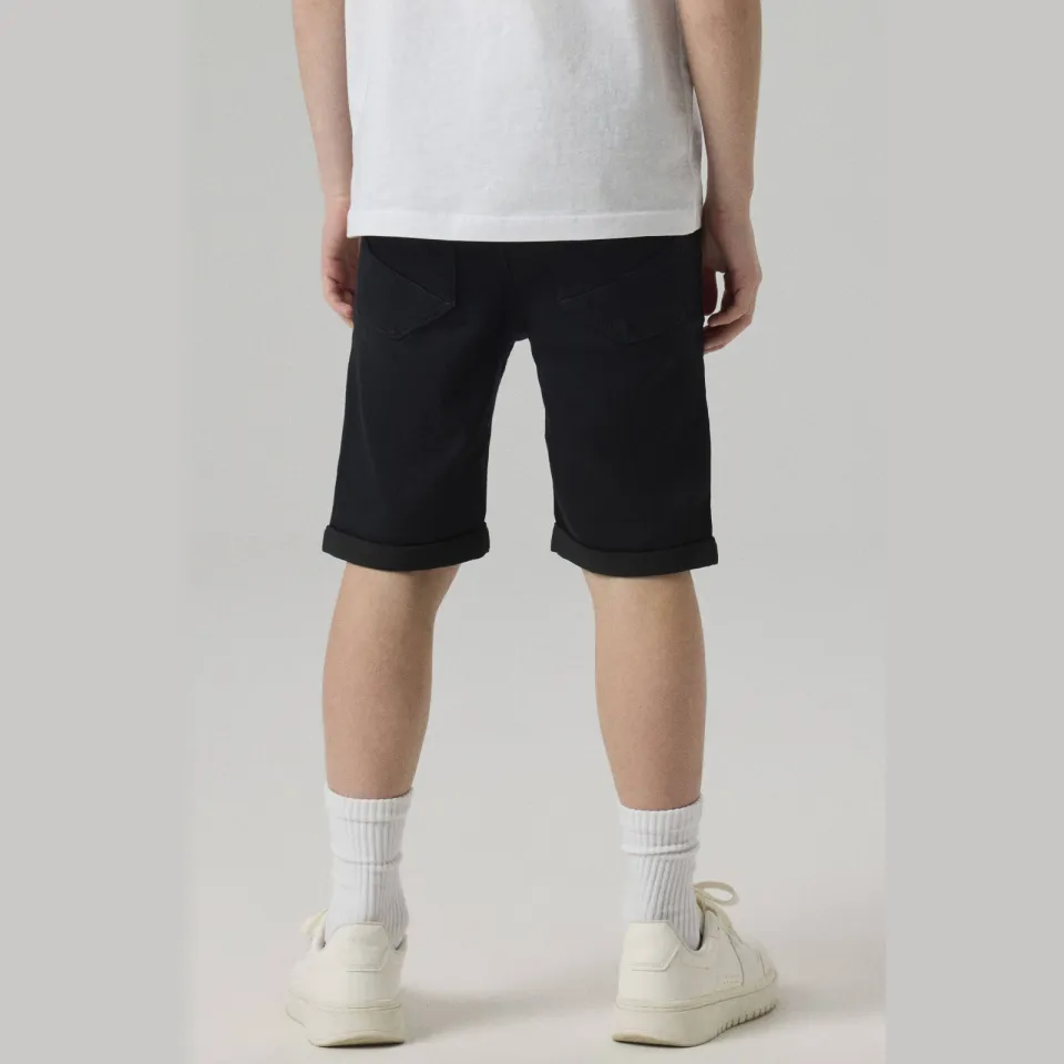 NAME IT slim fit jeans bermuda NKMSOFUS zwart, foto 8