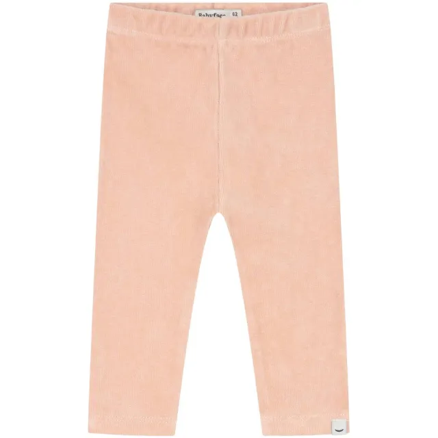 Babyface katoenen babybroek zalmroze