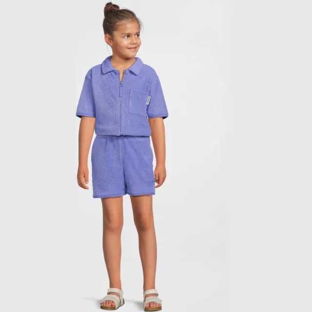 Me & My Monkey playsuit van badstof paars